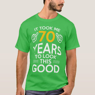 Camiseta Regalo de cumpleaños número 70 Me tomó 70 años Ami