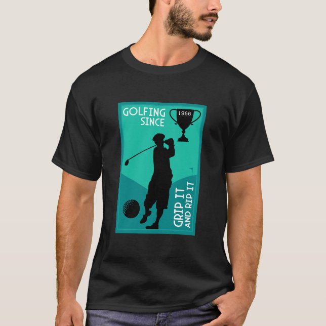 Camiseta Regalo de cumpleaños para los golfistas editables (Anverso)