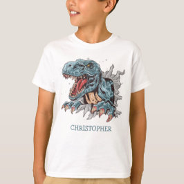 Camiseta Regalo de cumpleaños para niños de dinosaurios t-r
