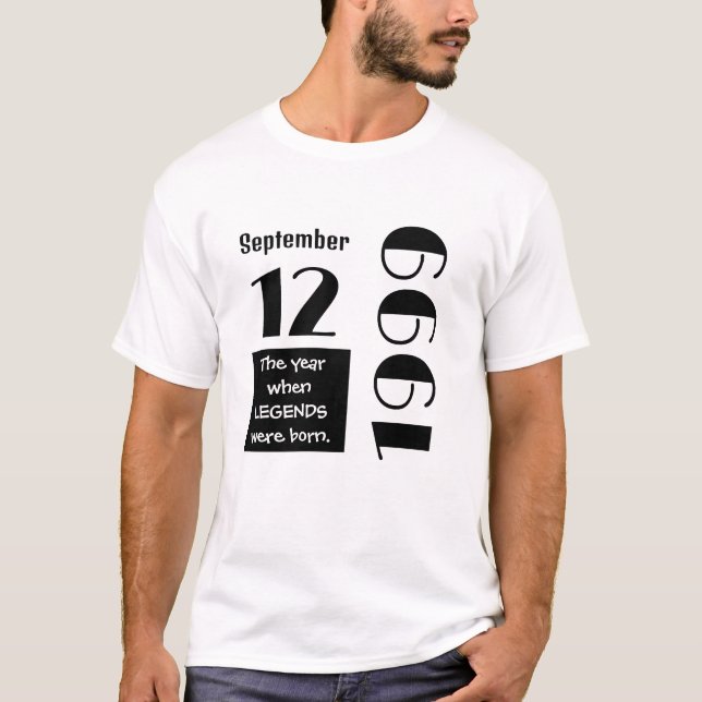 Camiseta Regalo de cumpleaños personalizado (Anverso)