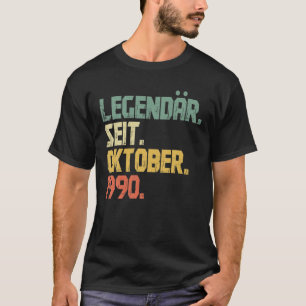 Camiseta Regalo de cumpleaños por 31 años legendario desde 