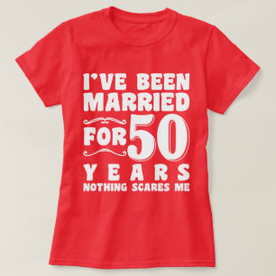 Camiseta Regalo de cumpleaños por 50 años de casados