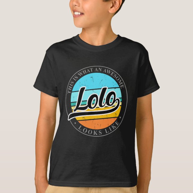 Camiseta Regalo de cumpleaños por el Día del Padre para Lol (Anverso)