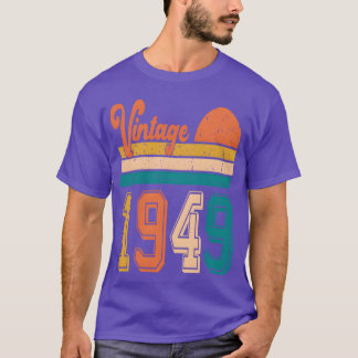Camiseta Regalo de cumpleaños Vintage 1949 vintage