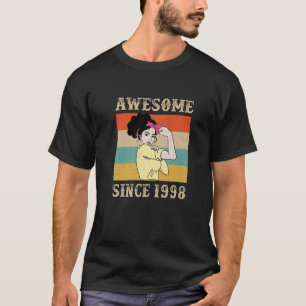 Camiseta Regalo De Cumpleaños Vintage 1998 Para Mujeres - 2