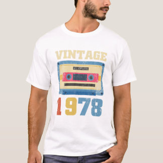 Camiseta Regalo de Cumpleaños Vintage Año 1978