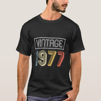 Camiseta Regalo de cumpleaños Vintage de 1977