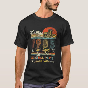 Camiseta Regalo De Cumpleaños Vintage De 1985, Fiesta De Cu