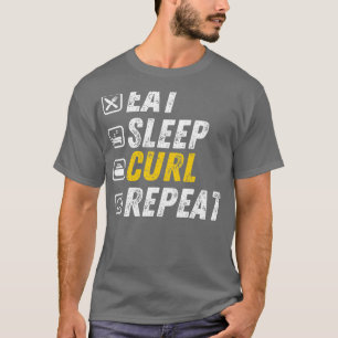 Camiseta Regalo de curl de sueño divertido