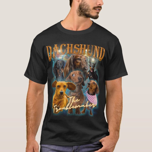Camiseta Regalo de Dachshund Bootleg 90 (Anverso)