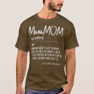 Camiseta Regalo de definición de diccionario para madres Ma