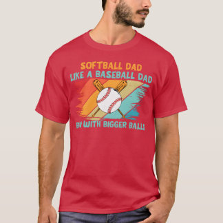 Camiseta Regalo de definición de padre beisbolista Mejor re