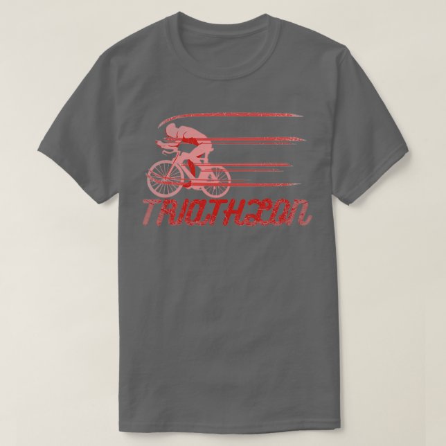 Camiseta Regalo de deportes de ciclismo de natación en tria (Diseño del anverso)