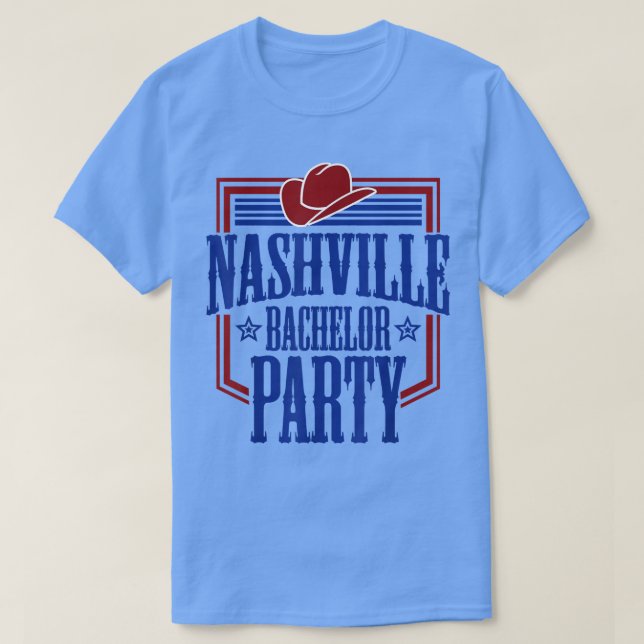 Camiseta Regalo de Despedida de Soltero en Nashville para e (Diseño del anverso)