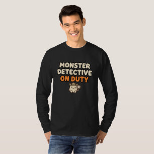 Camiseta Regalo de detective de monstruos de servicio - Reg