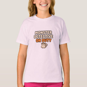 Camiseta Regalo de detective de monstruos de servicio - Reg
