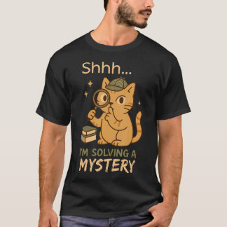 Camiseta Regalo de detective libresco para lectores de mist