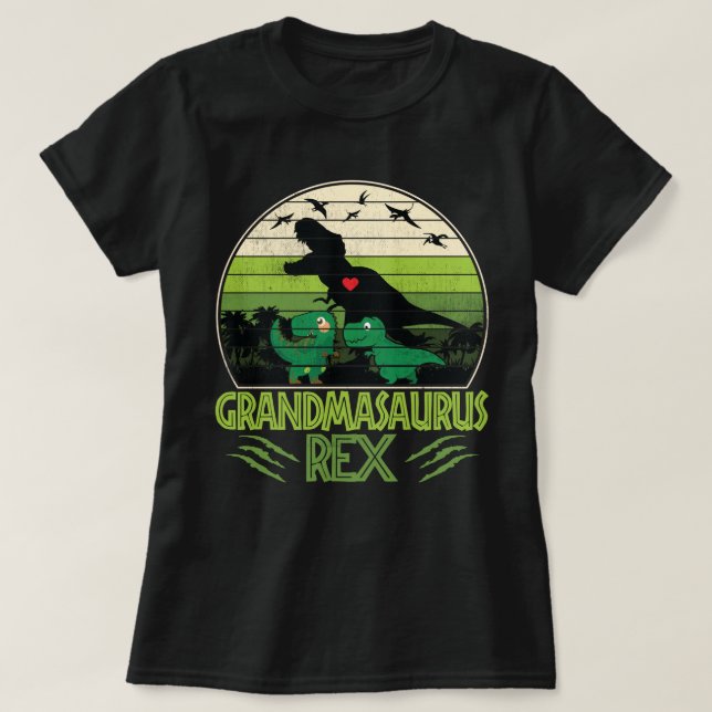 Camiseta Regalo de Día de la Madre de dinosaurios rex (Diseño del anverso)