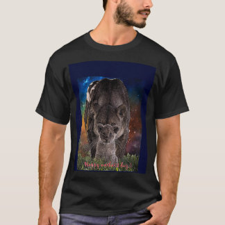 Camiseta Regalo de Día de la Madre de leona para mamá Gráfi