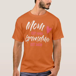 Camiseta Regalo de Día de la Madre Mamá Est 1993 Abuela Est