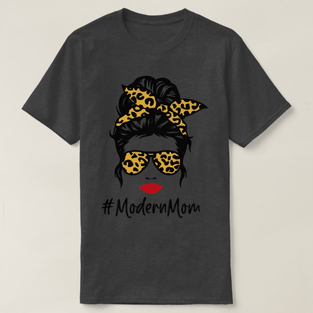 Camiseta Regalo de Día de la Madre Mamá moderna (Diseño del anverso)
