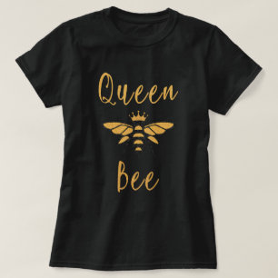 Camiseta Regalo de Día de la Madre Reina de oro