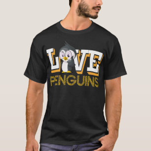 Camiseta Regalo de Día de San Valentín animal Cute Pingüino