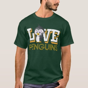 Camiseta Regalo de Día de San Valentín animal Cute Pingüino