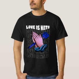 CAMISETA REGALO DE DÍA DE SAN VALENTÍN DE AMOR DE ODIO