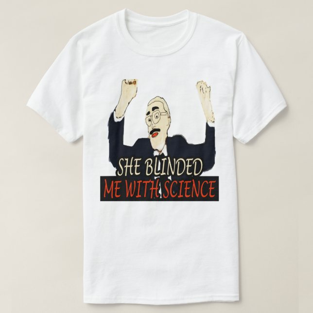 Camiseta Regalo De Día Para Ella Me Cegó Con Regalos De Cie (Diseño del anverso)