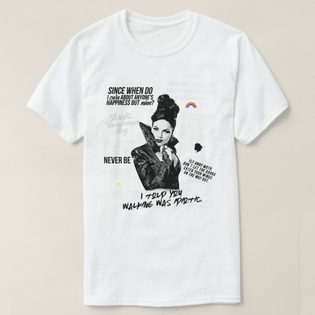 Camiseta Regalo De Día Para La Malvada Reina Regina Mills C (Diseño del anverso)