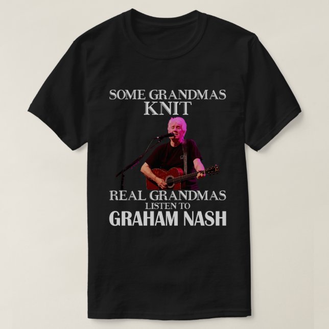 Camiseta Regalo de día para los verdaderos abuelos Escuchen (Diseño del anverso)