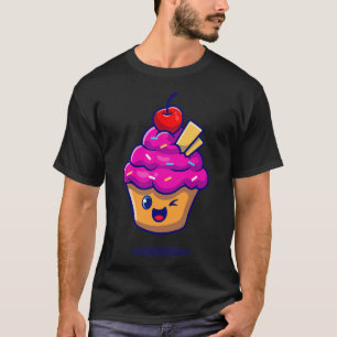 Camiseta Regalo de dibujos animados de muffin lindo idea pa