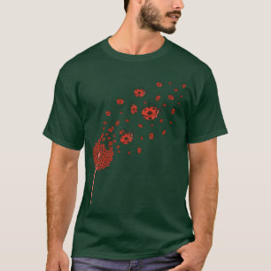Camiseta Regalo de diente de león escarabajo motivo animal
