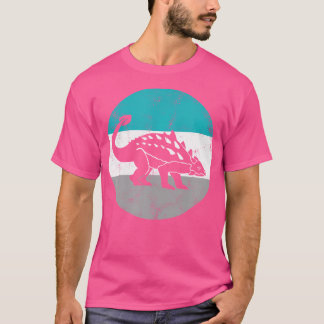 Camiseta Regalo De Dinosaurios Anquilosauro Retro Para Homb