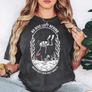 Camiseta Regalo de Disc Golf para Buceadores Esqueleto