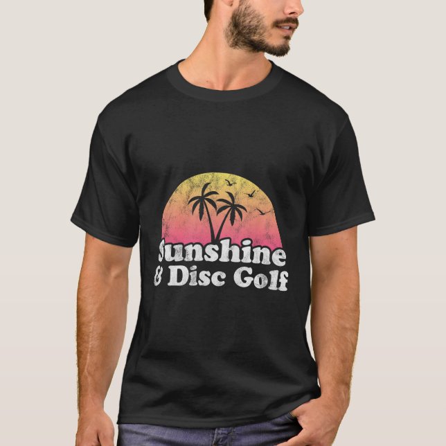 Camiseta Regalo de Disc Golf - Sol y Disc Golf  (Anverso)