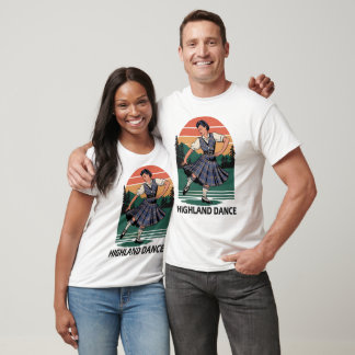 Camiseta Regalo de diseño de baile de las Highlands escoces