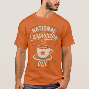 Camiseta Regalo de diseño de capuchino nacional