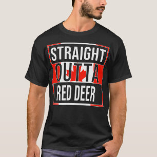Camiseta Regalo de diseño de ciervo rojo directo para Alber