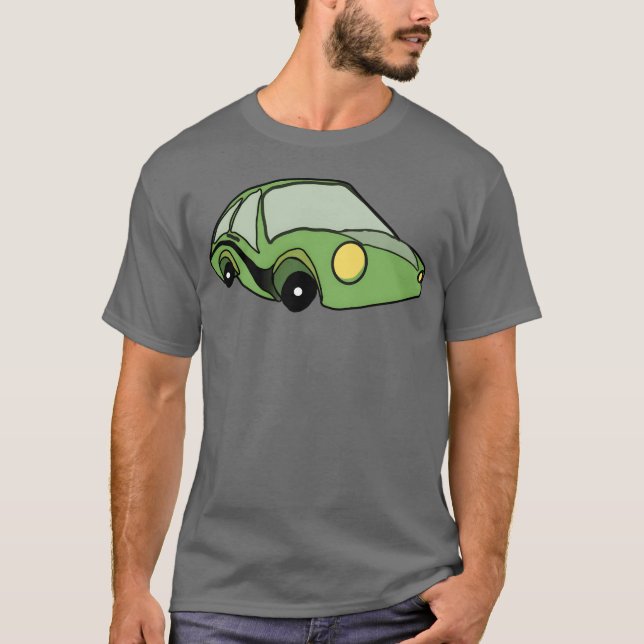 Camiseta regalo de diseño de coche (Anverso)