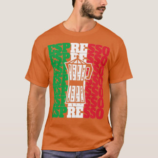 Camiseta Regalo de diseño de Espresso Italia