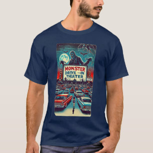 Camiseta Regalo de diseño de Halloween de Drivein de terror