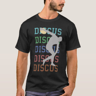 Camiseta Regalo de diseño de pista y yeso griego Discus
