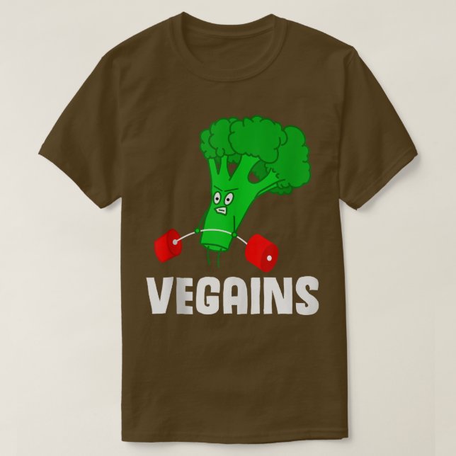 Camiseta Regalo De Diseño Del Atleta Vegan Para La Planta D (Diseño del anverso)