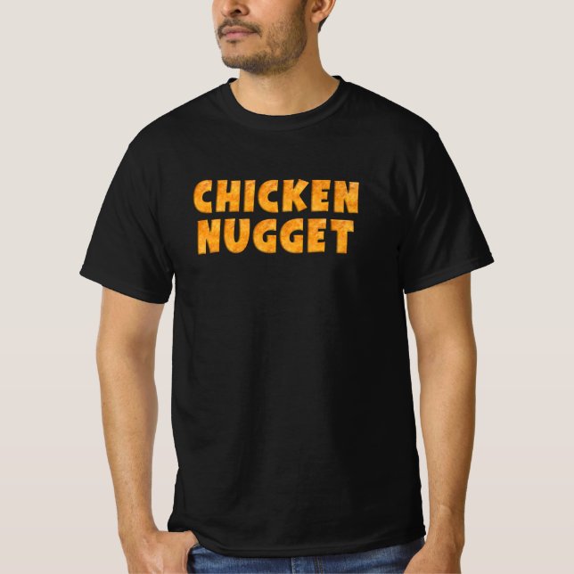 Camiseta Regalo de disfraz de Halloween con nugget de pollo (Anverso)
