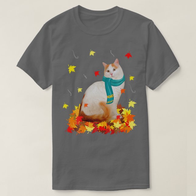 Camiseta Regalo de diversión de un gato turco en el día de  (Diseño del anverso)