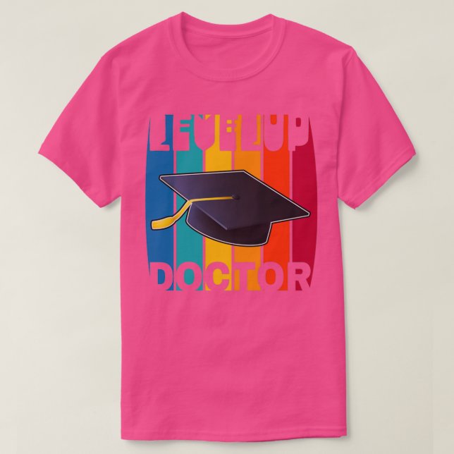 Camiseta Regalo de doctorado de Médica de Levelup (Diseño del anverso)