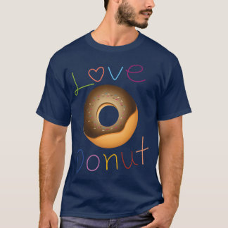 Camiseta regalo de donut de amor