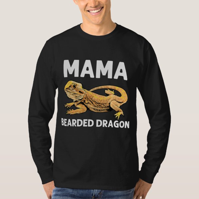 Camiseta Regalo De Dragón Con Barba Para Mamá Mujeres Pogon (Anverso)